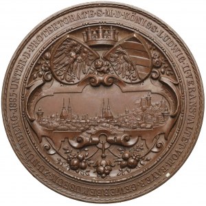 Deutschland, Nürnberg, Medaille 1885 - Ausstellung von Arbeiten aus edlen Metallen