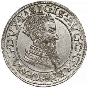 Zygmunt II August, Czworak Wilno 1566 - bardzo ładny