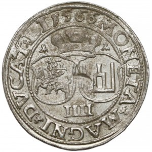 Zygmunt II August, Czworak Wilno 1566 - bardzo ładny