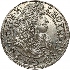 Austria, Leopold I, 3 krajcary 1689, Hall - piękne