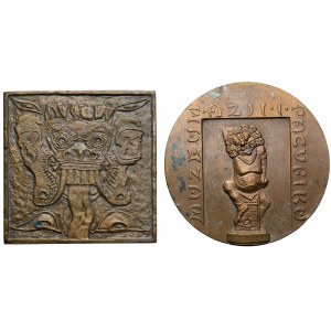 Muzuem Azji i Pacyfiku - Medal i Plakieta (2szt)