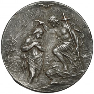 Niemcy, Medal chrzcielny z wygrawerowaną datą 1905