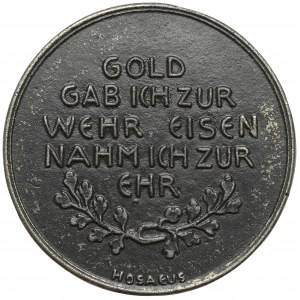 Deutschland, Medaille In eiserner Zeit 1916