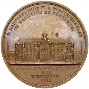 Niemcy, Ludwik I, Bawaria, Medal za ukończenie Dworca Głównego 1846