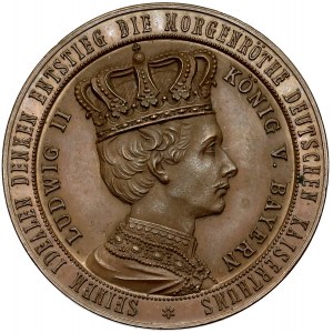 Niemcy, Bawaria, Medal 1896 - Upamiętnienie wyboru cesarza
