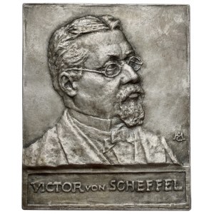 Niemcy, Plakieta 1925, Viktor von Scheffel - Srebro