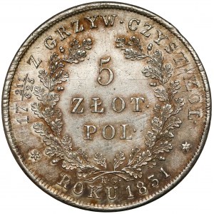 Powstanie Listopadowe, 5 złotych 1831 KG - b.ładne