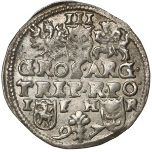 Zygmunt III Waza, Trojak Poznań 1597 - znak Ditmara