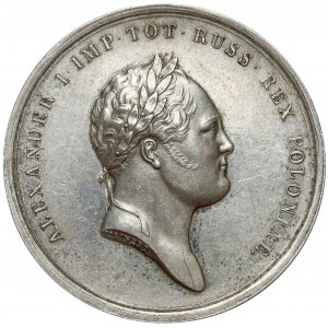 Medal na utworzenie Królestwa Polskiego 1815 - SREBRO (Majnert)