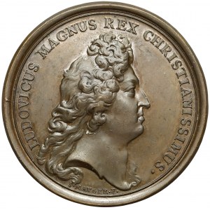 Ludwik XIV, Medal 1675 za zwycięstwa Jana III Sobieskiego