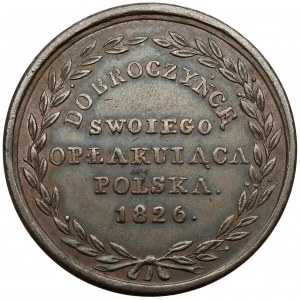 Medal Polska swojemu dobroczyńcy 1826 - brąz