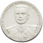 Modele gipsowe MENNICY do medalu Bolesław Mościcki + medale (4szt)