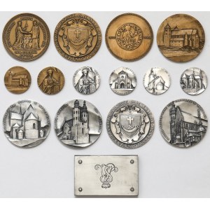Medale z królami + pudełkiem z monetami SAP (15szt)