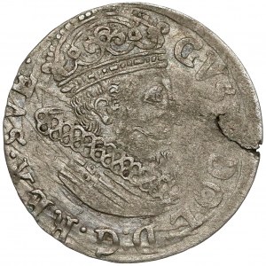 Gustaw II Adolf, Grosz Elbląg 1629 - popiersie w KRYZIE - rzadkość