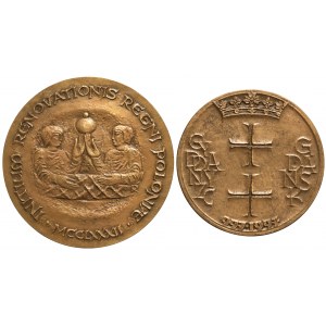 Medale Zapis Mściwoja 1982 i Gdańsk 1992 (2szt)