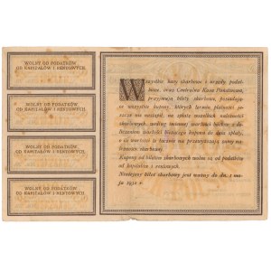 Bilet Skarbowy, 1.000 mkp 1920 - Serja I AJ