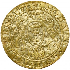 Jan III Sobieski, Dukat Gdańsk 1677 DL