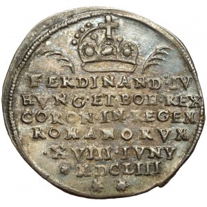 Austria, Ferdynand Karol, Żeton koronacyjny 1653