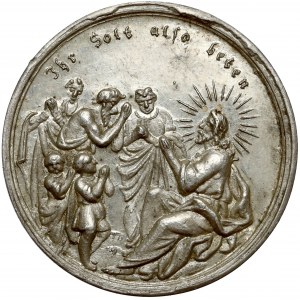 Niemcy, Medalik religijny, XIX wiek - Ihr Sollt also Beten