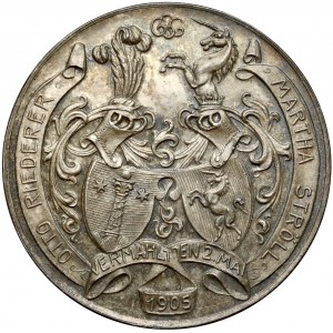 Niemcy, Medal zaślubinowy 1905, Riederer i Stroll