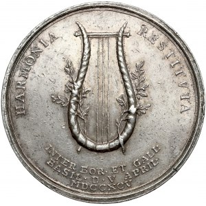Preussen, Friedrich Wilhelm II, Medaille 1795 - Friede von Basel