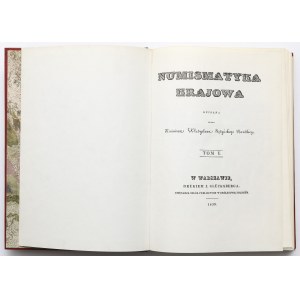 Numismatyka Krajowa, K. W. Stężyński-Bandtkie, reprint