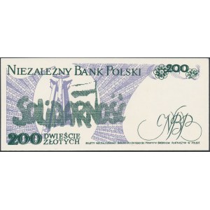 Solidarność, 200 złotych 1986 Zbigniew Bujak