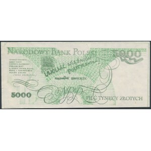 Solidarność, 5.000 złotych 1980 Zbigniew Bujak