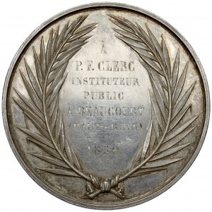 Francja, Medal - Nagroda za nauczanie - 1850 r.