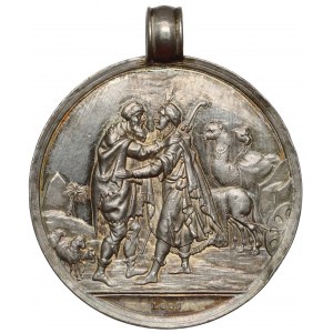 Niemcy, Medal religijny ok. 1800 r. - sygnowany LOOS