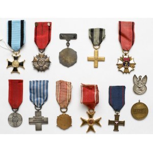 PRL/IIIRP, Zestaw orderów, odznaczeń i medali (12szt)