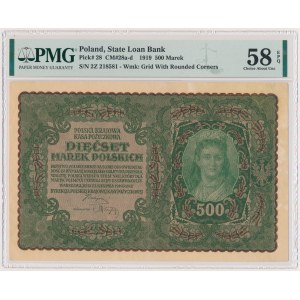 500 mkp 08.1919 - II Serja Z