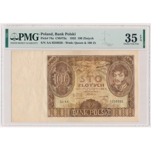 100 złotych 1932 - Ser.AA