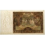 100 złotych 1934 - dwie kreski w znaku wodnym - Ser.AV
