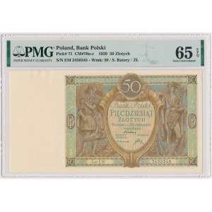 50 złotych 1929 - Ser.EM