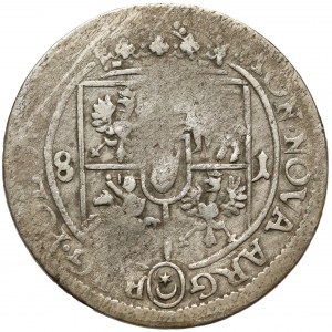 Jan III Sobieski, Ort Bydgoszcz 1677 SB - błąd 8-1 zamiast 1-8