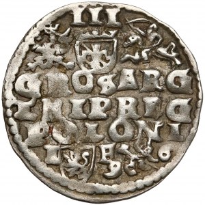Zygmunt III Waza, Trojak Lublin 1596 - błąd RE•X - RZADKI