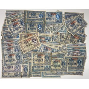 Austria, 1.000 Kroner 1902-1919 - zestaw (~239szt)