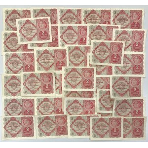 Austria, 2 Kronen 1922 - set of 35 pcs