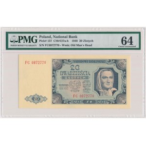 20 złotych 1948 - FC