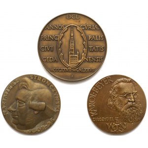 Medal numizmatycy i historia, zestaw (3szt)
