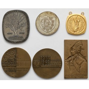 Medale i plakiety Zamek Królewski, Poniatowski... (6szt)