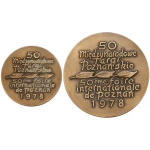 Medale 50 Międzynarodowe Targi Poznańskie 1978 (dwa rozmiary)