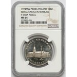 Próba NIKIEL 100 złotych 1974 Zamek Królewski