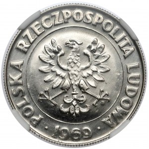 Próba NIKIEL 10 złotych 1969, 25-lecie PRL