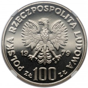 Próba NIKIEL 100 złotych 1979 Zamenhof - na wprost