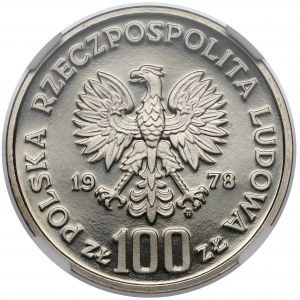 Próba NIKIEL 100 złotych 1978 Interkosmos