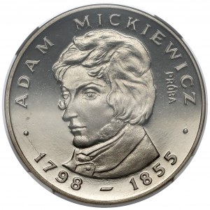 Próba NIKIEL 100 złotych 1978 Adam Mickiewicz - z loczkiem