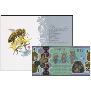 PWPW 013 Pszczoła - HH 9696969 - w folderze emisyjnym