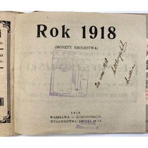 Pamiątki Wojenne - Rok 1918 (Monety Królestwa)